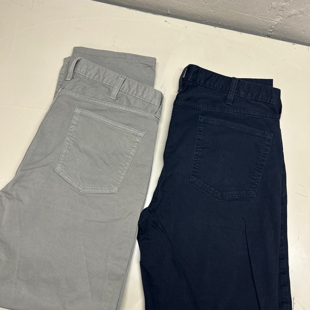 Lands End 5 pocket Casual Pants Grey and Navy